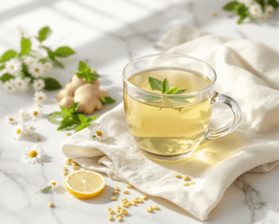 Tummy kruidenthee helpt bij opgeblazen buik, spijsverteringsproblemen