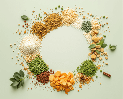 Vital pure zit vol met fruit, groenten, pitten, zaden en vezels